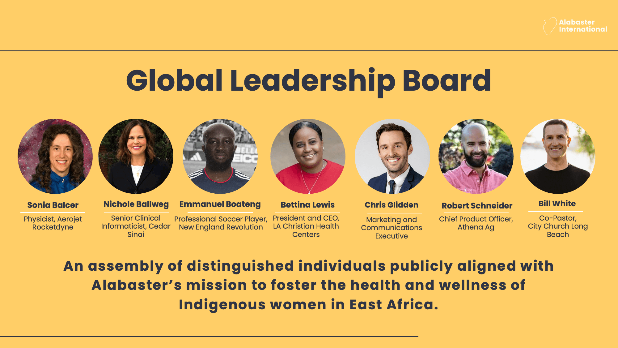 Global Leadership Board - Alabaster International